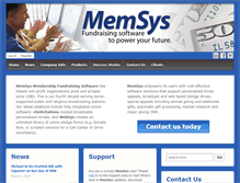 Tablet Screenshot of memsys.com